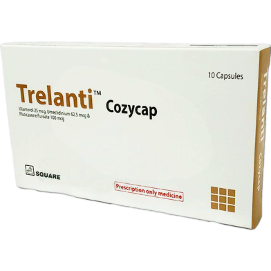 Trelanti 25Mcg , 62.5Mcg , 100Mcg Cozycap 10'S Pack image