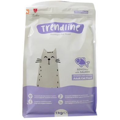 Trendline Adult Cat Food Salmon 1kg image