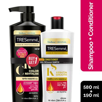 Tresemme Shampoo Color Revitalise 580ml Get Tresemme Conditioner 190ml FREE image