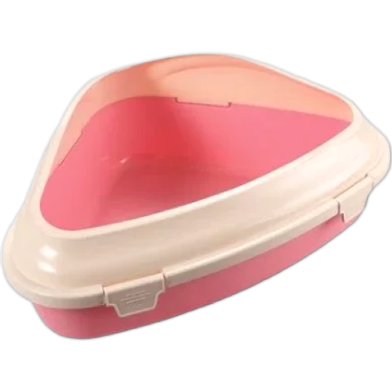Triangle Shaped cat Litter Box Large image