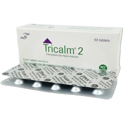 Tricalm 2 mg Tablet 10's strip image