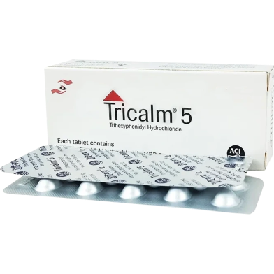 Tricalm 5 mg Tablet 10's Strip image