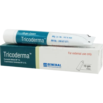Tricoderma 10 gm Cream 10 gm tube image