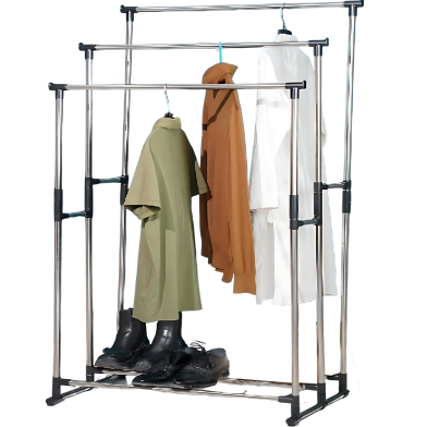 Triple Pole Cloth Hanger Stand image