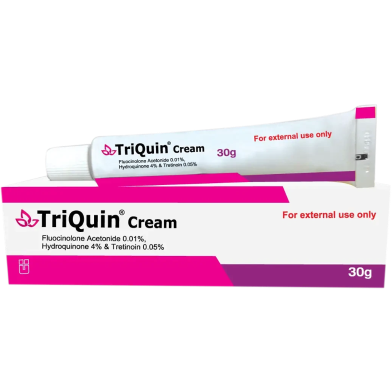 Triquin 0.01 Percent, 4 Percent, 0.05 Percent Cream–30gm Tube image