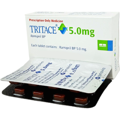 Tritace 5 mg Tablet 14's Strip image