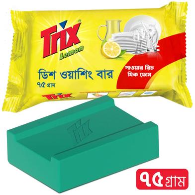 Trix Dishwashing Bar 75 gm image