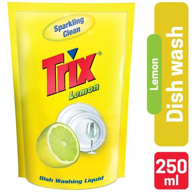Trix Dishwashing Liquid 250 ml Lemon image