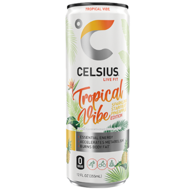 Tropical Vibe Sparkling S. Pineapple Can 355 ml image