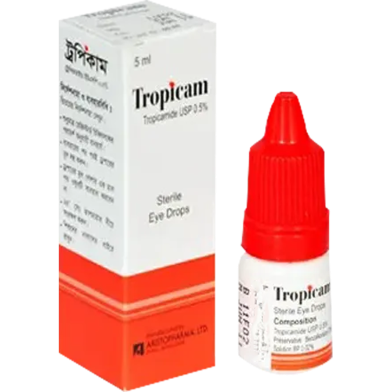 Tropicam 0.5 Percent Ophthalmic Solution 5 ml Drop image