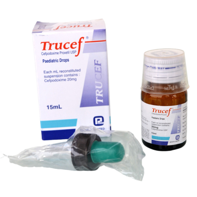 Trucef 20 mg/ml Pediatric Drops 15 ml bottle image