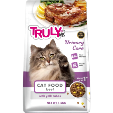 Truly Grain Free Super Premium Dry Cat Food Urinary Care Beef 1.5KG image