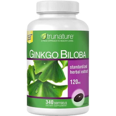 Trunature Ginkgo Biloba (Support Memory) 120 mg 340 softgels image