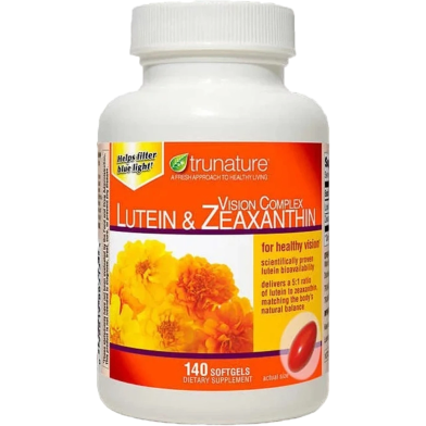 Trunature Vision Complex Lutein and Zeaxanthin 140 Softgels image