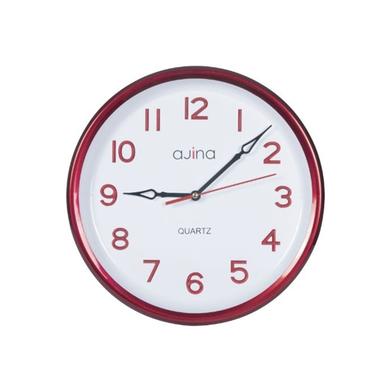 Tune Wall Clock With Digit Round-Red image
