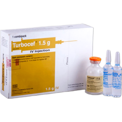 Turbocef 1.5 gm/vial IV Injection 1.5 gm vial image