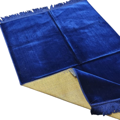 Turkish Plain One Color Jaynamaz Blue Colour image