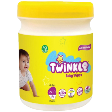 Twinkle Baby Wipes Jar 240pcs  image