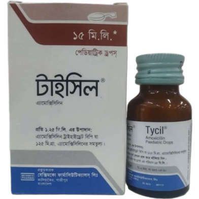 Tycil 125 mg/1.25 ml Pediatric Drops 15 ml bottle image