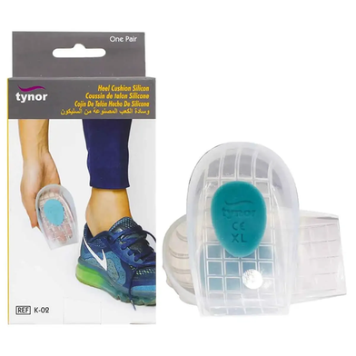 Tynor Heel Cushions Silicone,(With Foot Pain Relief Adjustable