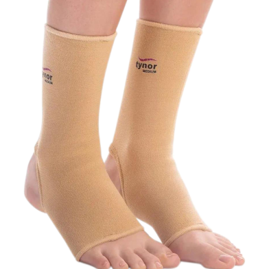 Tynor Orthopedic Pain Relief Ankle Compression Support Cap Brace / Sleeves 1 Pair For Men And Women image