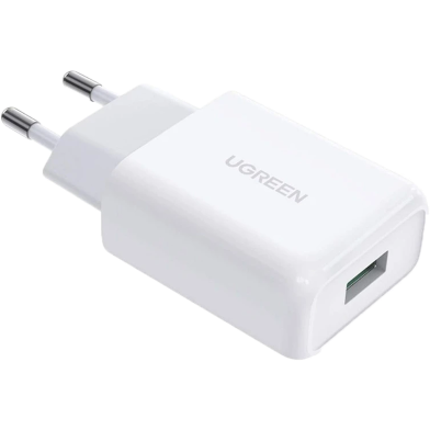 UGREEN 10133 QC3.0 USB Fast Charger EU (White) CD122 image