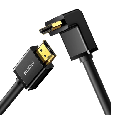 UGREEN 10172 HDMI Cable Right Angle 90 Degree 1m (Black) HD103 image