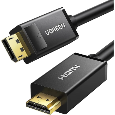 UGREEN 10202 DP Male to HDMI Male Cable 2m (Black) DP101 image