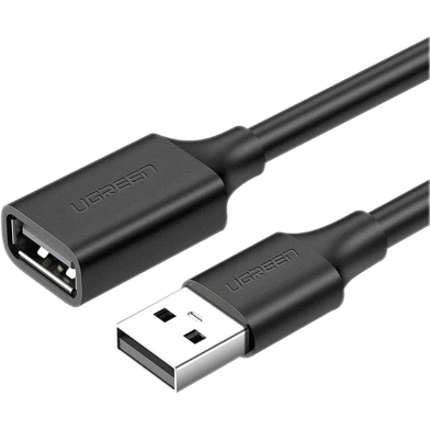 UGREEN 10317 USB 2 A Male to A Female Cable 3m (Black) image