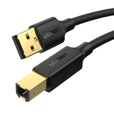 UGREEN 10350 USB 2.0 AM to BM Print Cable 1.5m (Black) US135 image
