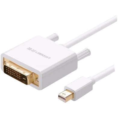 UGREEN 10405 Mini DP to DVI Converter Cable 2m (White) image