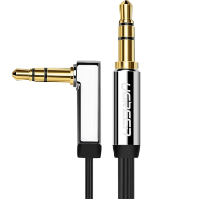 UGREEN 10729 3.5mm Male to 3.5mm Male Flat Cable 5m (Black) AV119 image