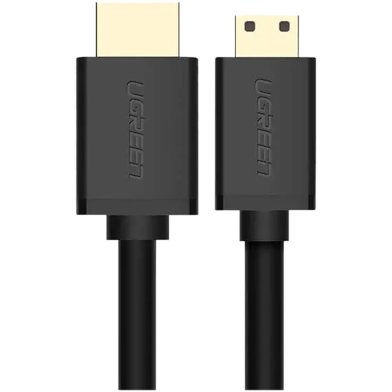 UGREEN 11167 Mini HDMI to HDMI Cable 1.5m (Black) HD108 image