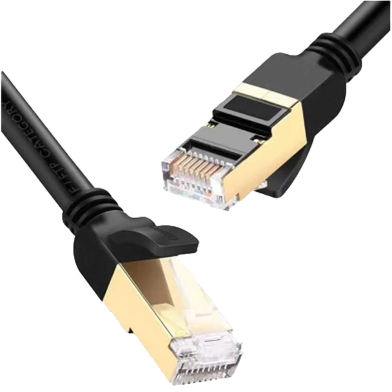UGREEN 11273 Cat 7 F/FTP Lan Cable 10m (Black) NW107 image