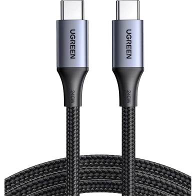 UGREEN 15311 USB-C to USB-C PD Fast Charging Cable Space Gray 1m US535 image
