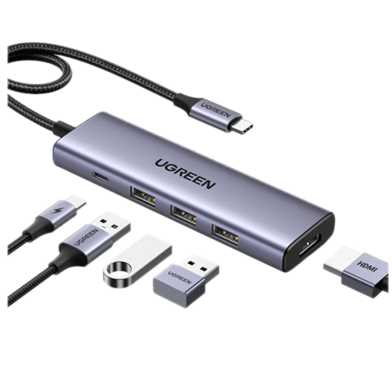 UGREEN 15597 USB-C Multifunction 5-in-1 Adapter CM511 image