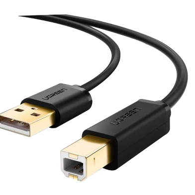 UGREEN 20847 USB 2.0 AM to BM Print Cable 2m (Black) US135