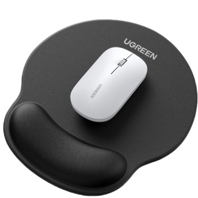 UGREEN 25245 Ergonomic Mouse Pad With Wrist Rest Black LP668 image