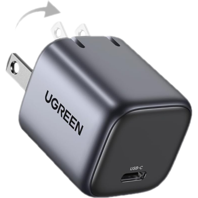 UGREEN 25256 Nexode 30W USB-C PD GaN Fast Charger US (Space Gray) CD319 image