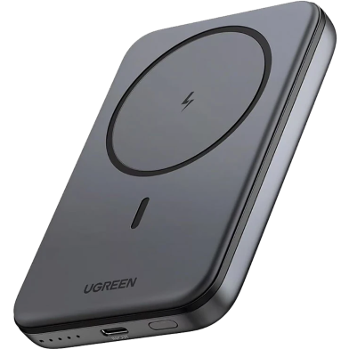 UGREEN 25919 10000mAh Magnetic Wireless Power Bank Space Gray PB561 image