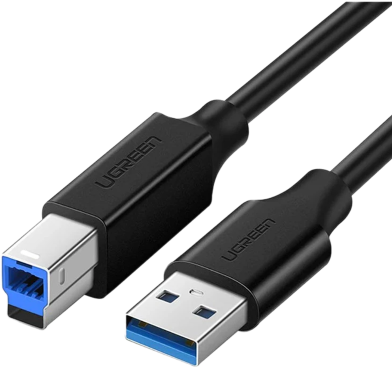 UGREEN 30753 USB 3.0 AM to BM Print Cable 1m (Black） US210 image