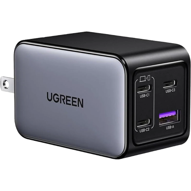 UGREEN 35530 Nexode 65W 4-Port GaN Fast Charger Space Gray US X559 image