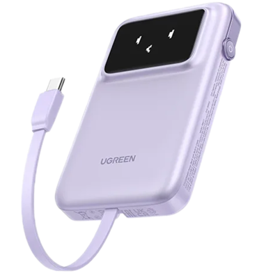 UGREEN 35604B 10000mAh 30W Power Bank with Built-in Cable PB511 image