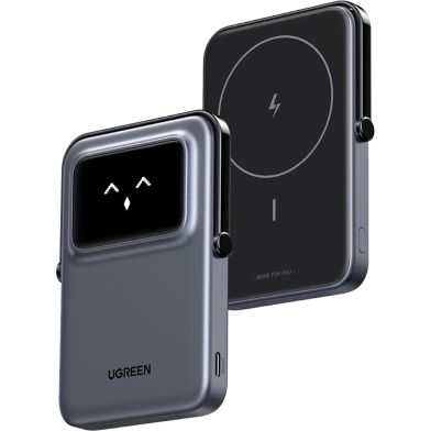 UGREEN 35605B 5000mAh 20W Magnetic Wireless Power Bank Grey PB571 image