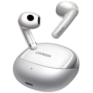 UGREEN 35873 HiTune H6 Pro Hybrid Active Noise-Cancelling Earbuds White WS203 image