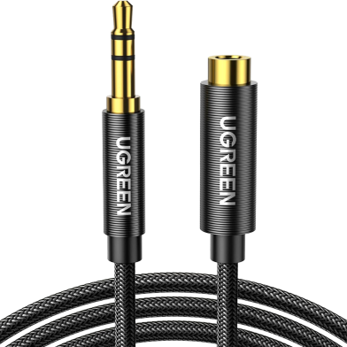 UGREEN 3.5mm Male to 3.5mm Female Extension Cable 2m (Black) AV118 image