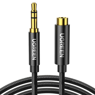 UGREEN 3.5mm Male to 3.5mm Female Extension Cable 3m (Black) AV118 image