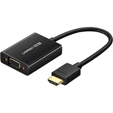 UGREEN 40233 HDMI to VGA Converter with Audio (Black) MM102 image