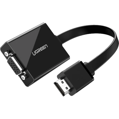 UGREEN 40248 HDMI to VGA Converter 25cm (Black) MM103 image