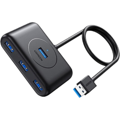 UGREEN 40850 USB 3.0 Hub with USB-CPort 1m (Black) CR113 image